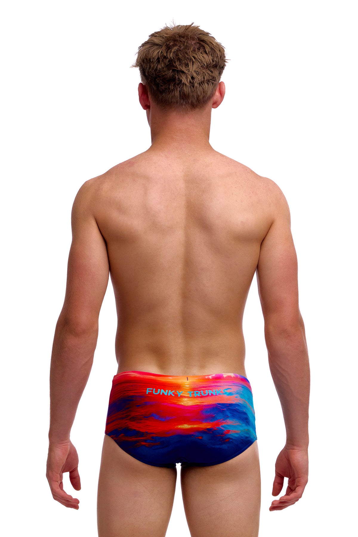 Sunset Delight | Boys Sidewinder Trunks