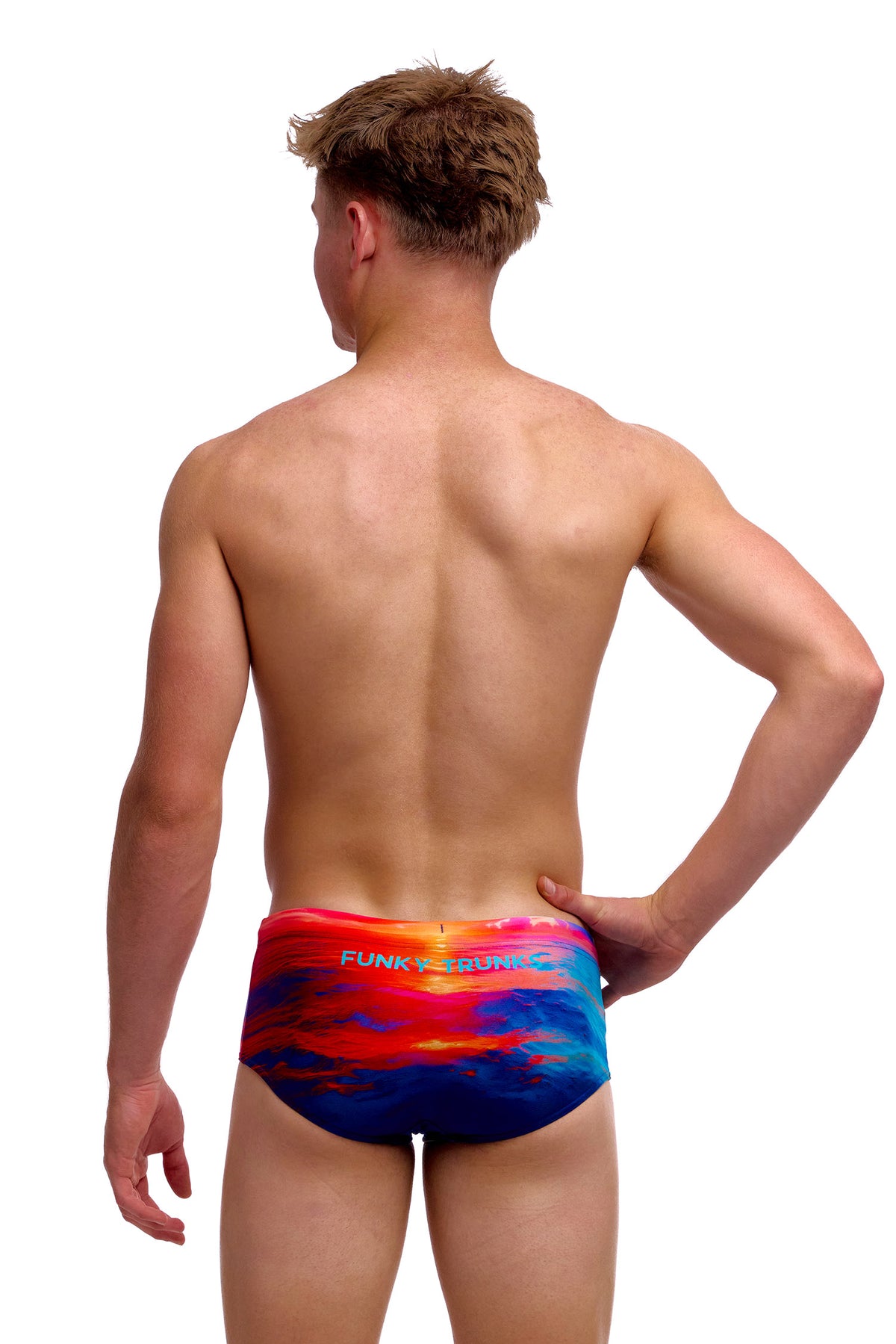 Sunset Delight | Boys Sidewinder Trunks