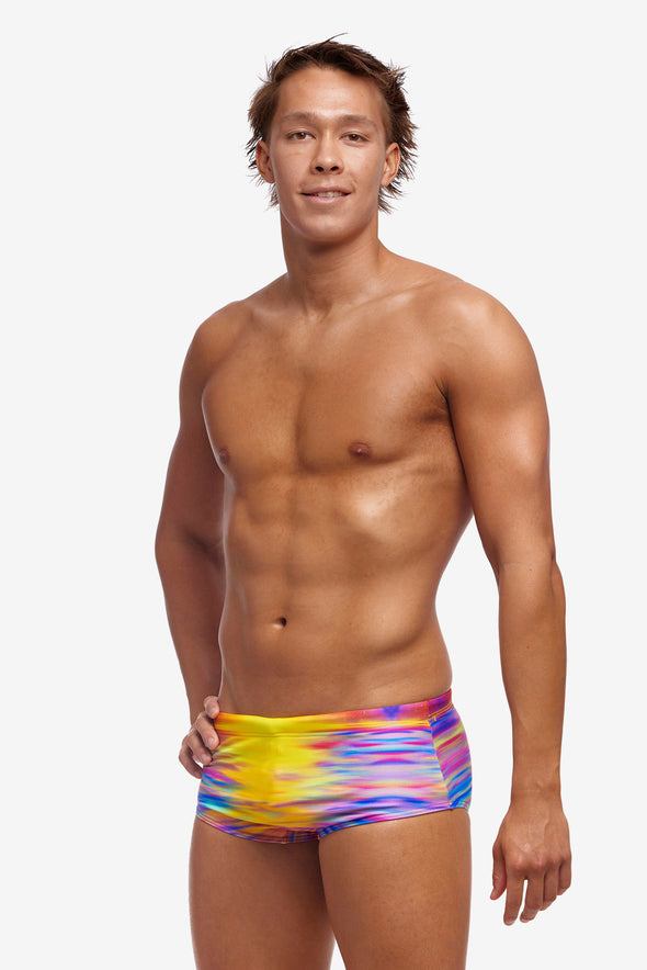 Darkinjung Sunset | Mens Sidewinder Trunks