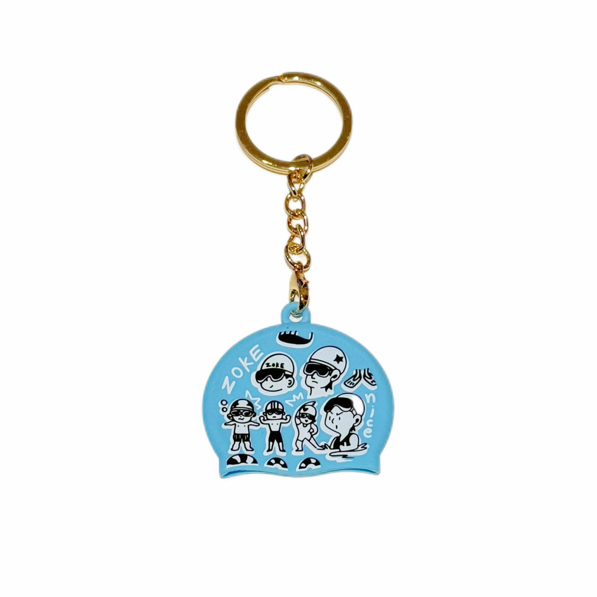 Miniature Swim Cap Keychains | ZOKE Collectibles