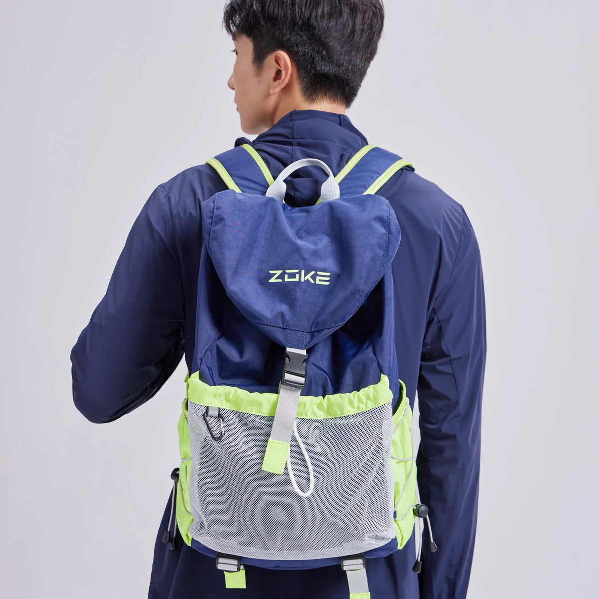 ZOKE Swim Backpack with Mesh Pocket | Lightweight Sports Bag for Swimmers