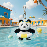 ZOKE Collectibles Plushie Bag Charm | Panda in the Pool