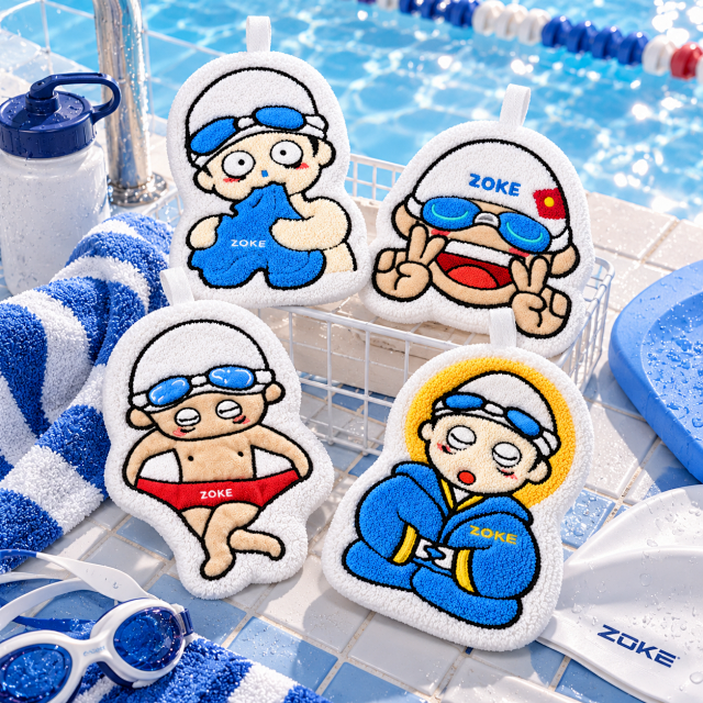 ZOKE Swimmer Hand Towel – Character Series