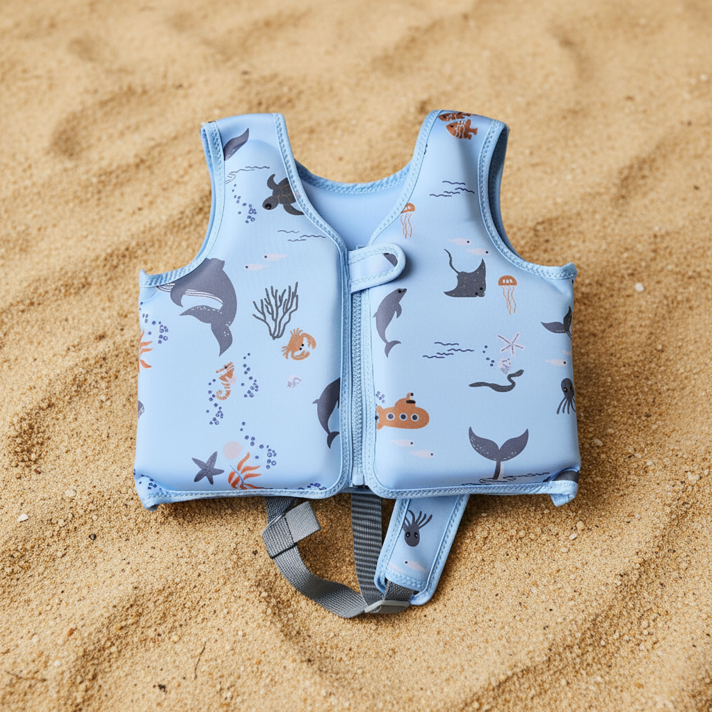 Children's Swim Vest | Fantasy Mermaid & Ocean Life