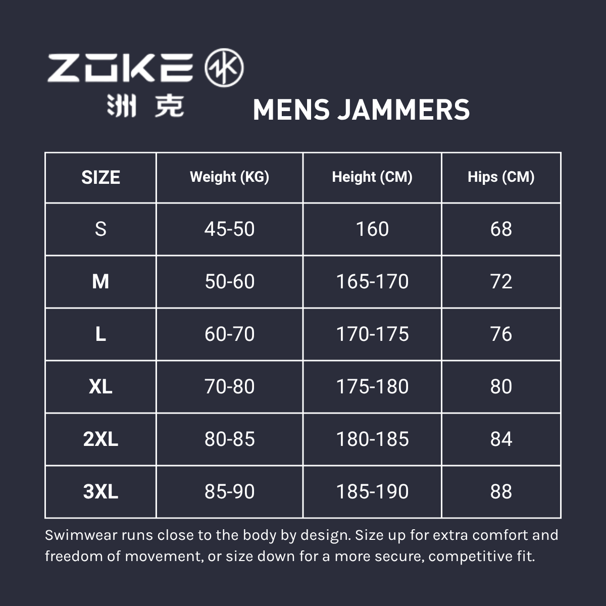 ZOKE X-Elite Jammers | Mens Jammers (WA Approved)