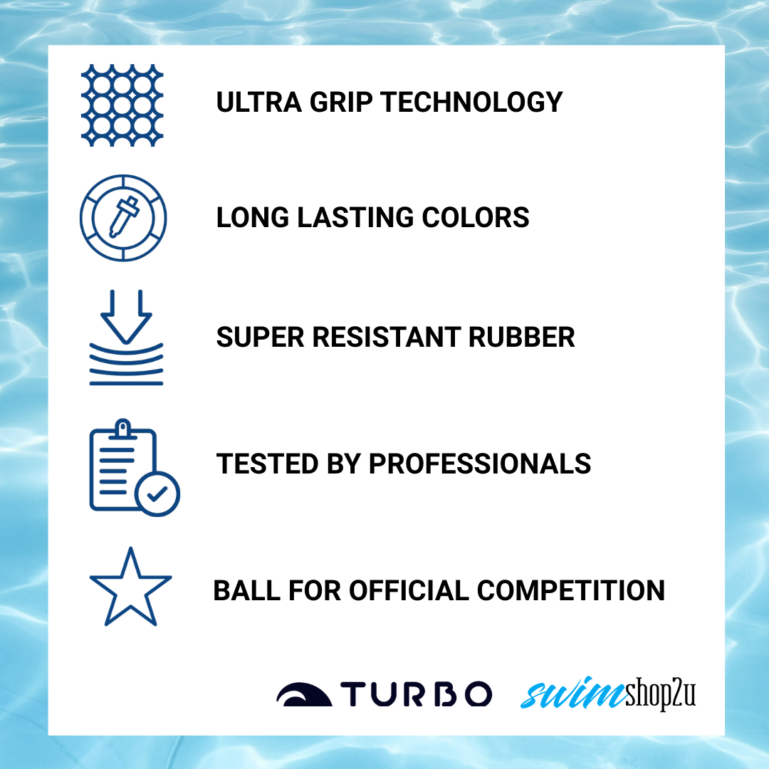 Water Polo Ball Ludo | Size 3, Hydrogrip TURBO + KAP 7