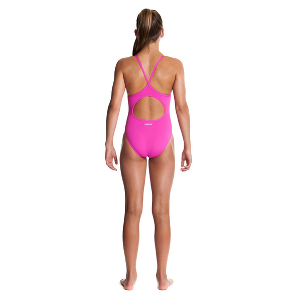Still Pink | Girls Diamond Back One Piece