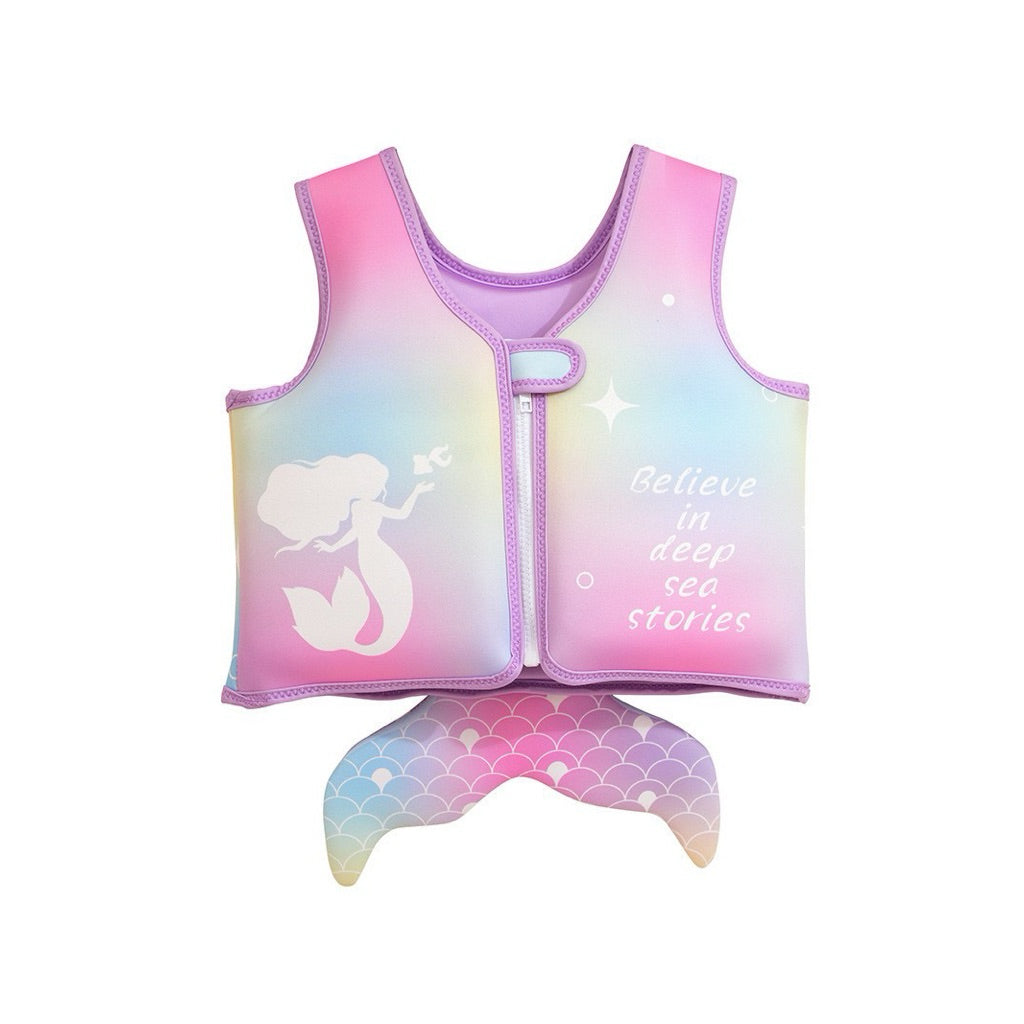 Fantasy Mermaid Swim Float Vest