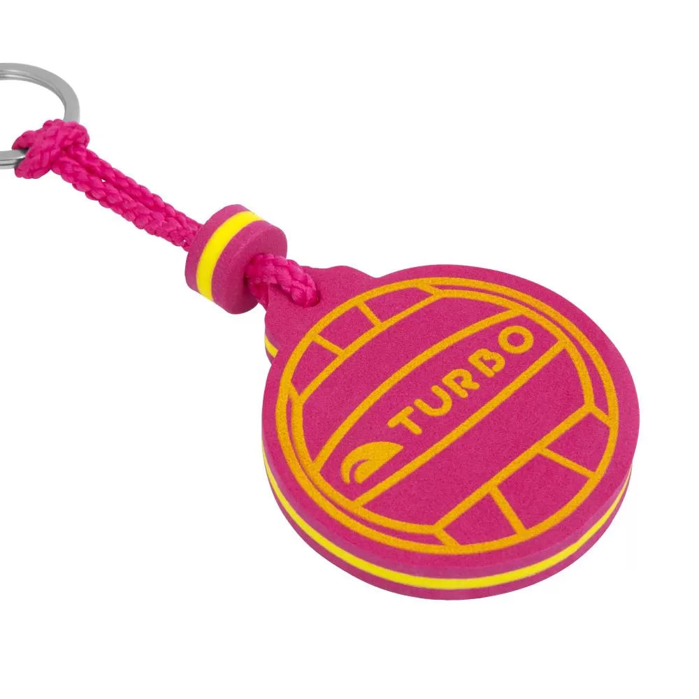 Turbo Pink WP Foam Keychain | Floating Water Polo Ball