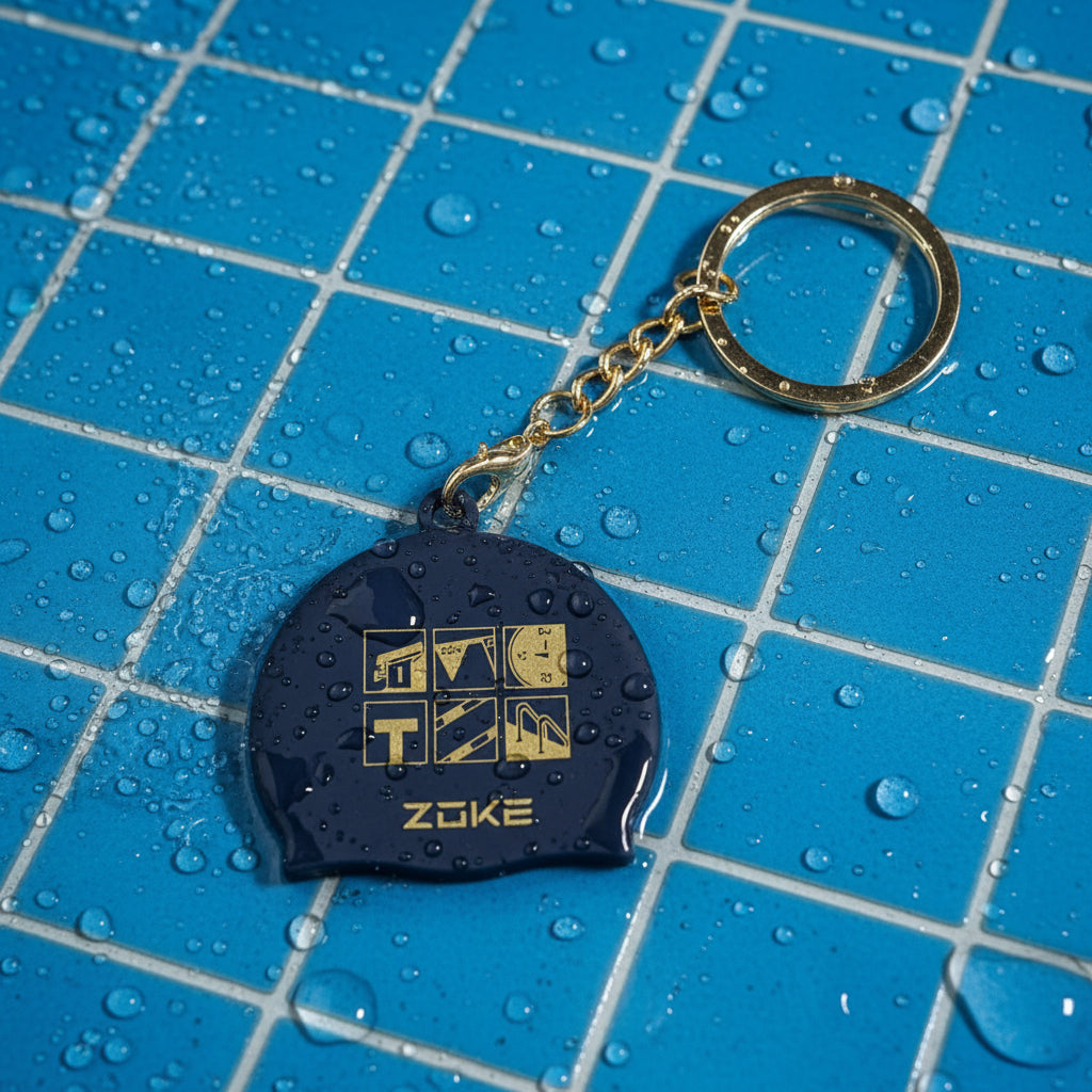Miniature Swim Cap Keychains | ZOKE Collectibles