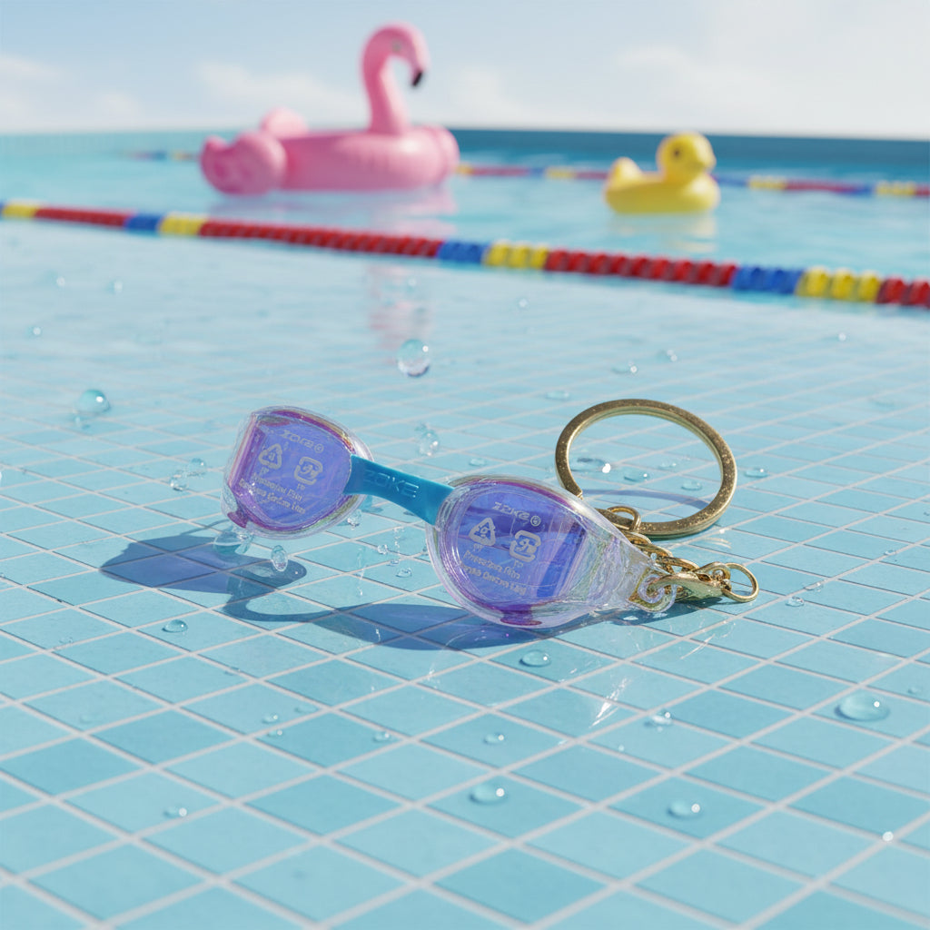 Miniature Swim Goggles Keychains | ZOKE Collectibles