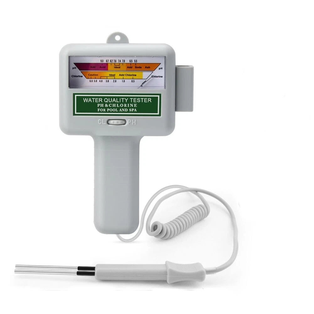 Water Quality Tester for Pool & Spa | 2-in-1 PH Chlorine Meter
