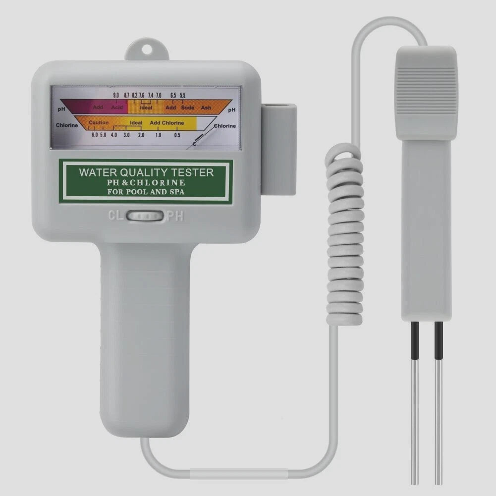 Water Quality Tester for Pool & Spa | 2-in-1 PH Chlorine Meter