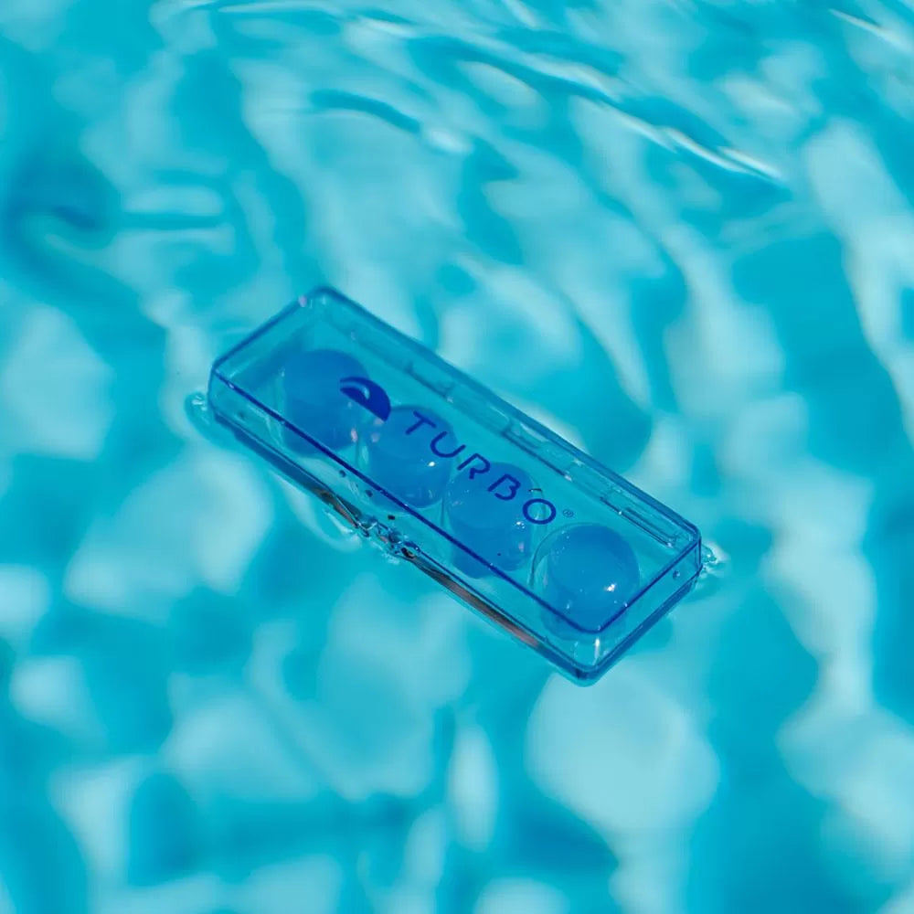 Silicone Swim Ear Plugs | Waterproof, 4 Plugs with Case