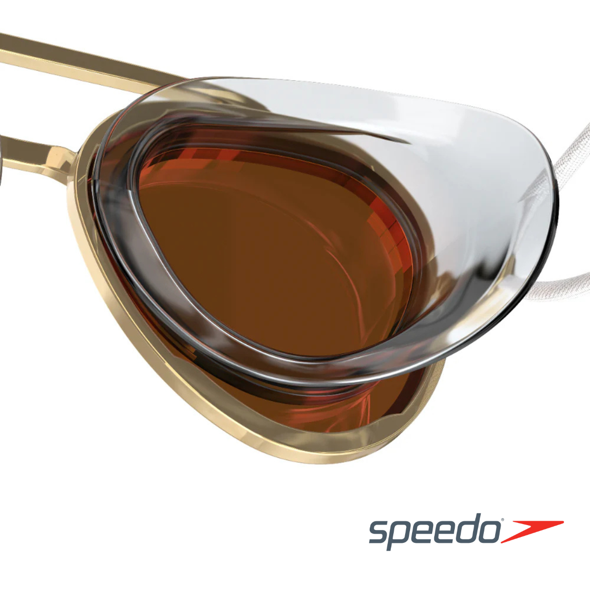 Speedo® Sunny G sunglasses-style swim goggle — all-day comfort gasket
