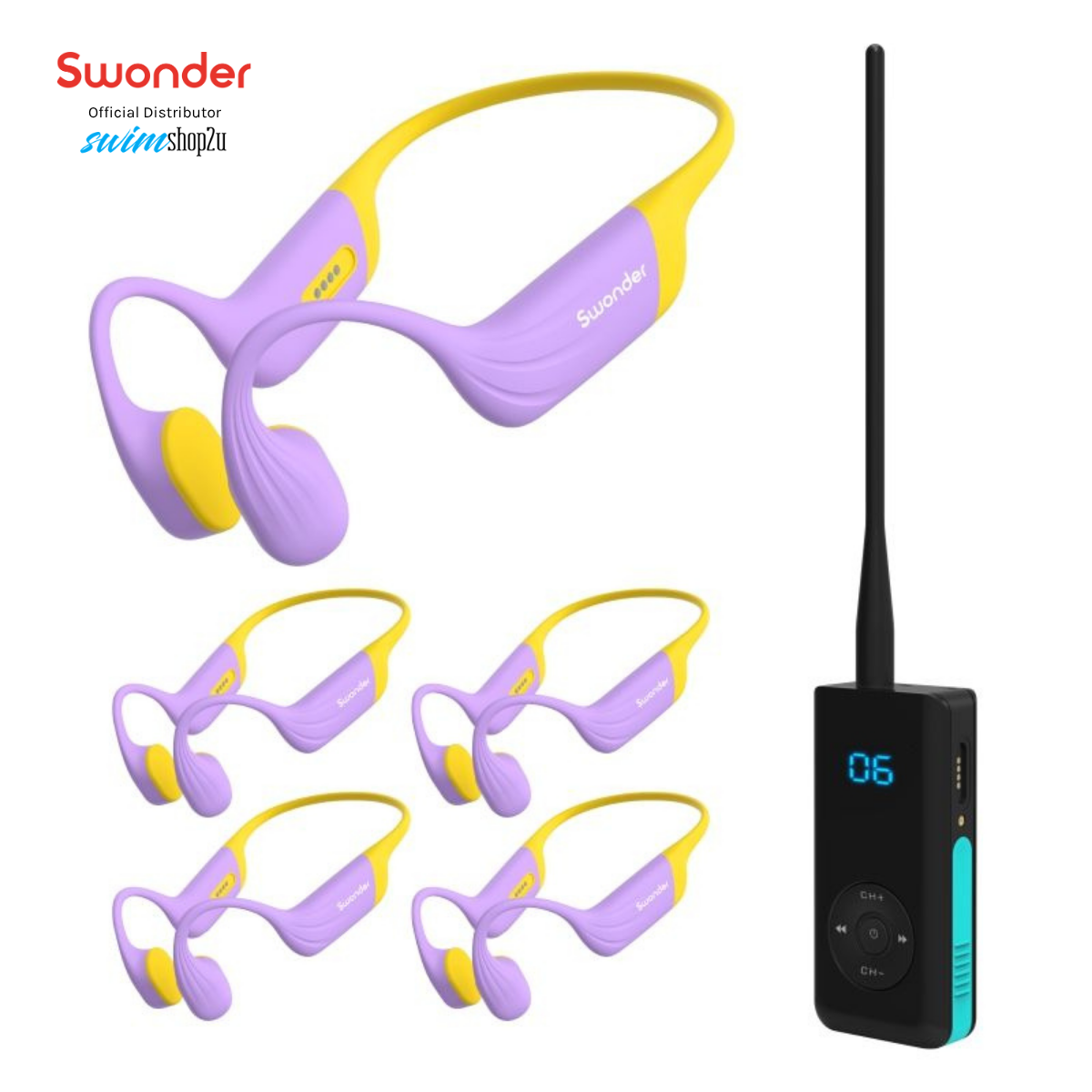 EKO AQUA | Swim Coach Communicator with Bone Conduction Headphones