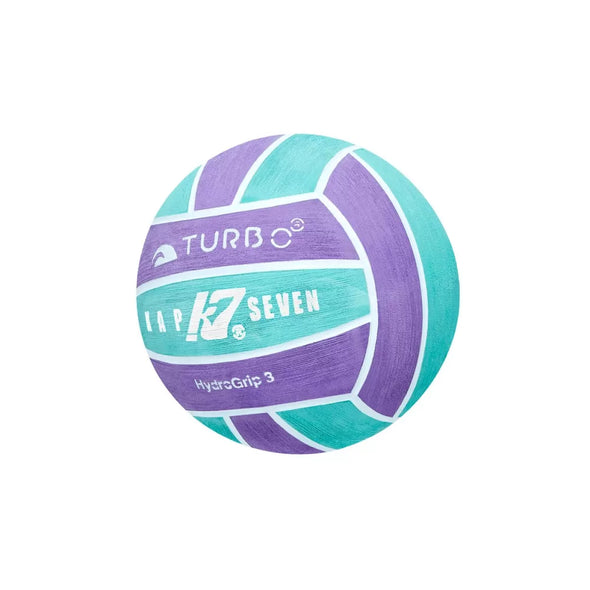 Water Polo Ball Green/Purple | Size 3, Hydrogrip TURBO + KAP 7