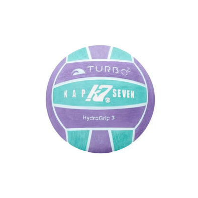 Water Polo Ball Green/Purple | Size 3, Hydrogrip TURBO + KAP 7