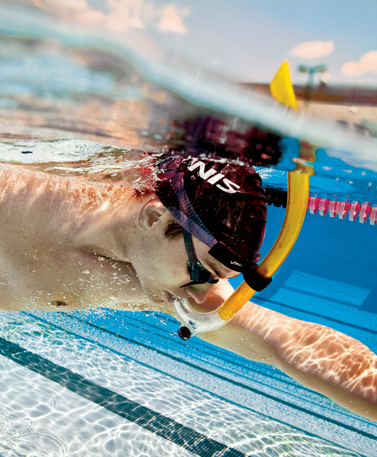 Original Swimmer's Snorkel | First ever center-mount snorkel