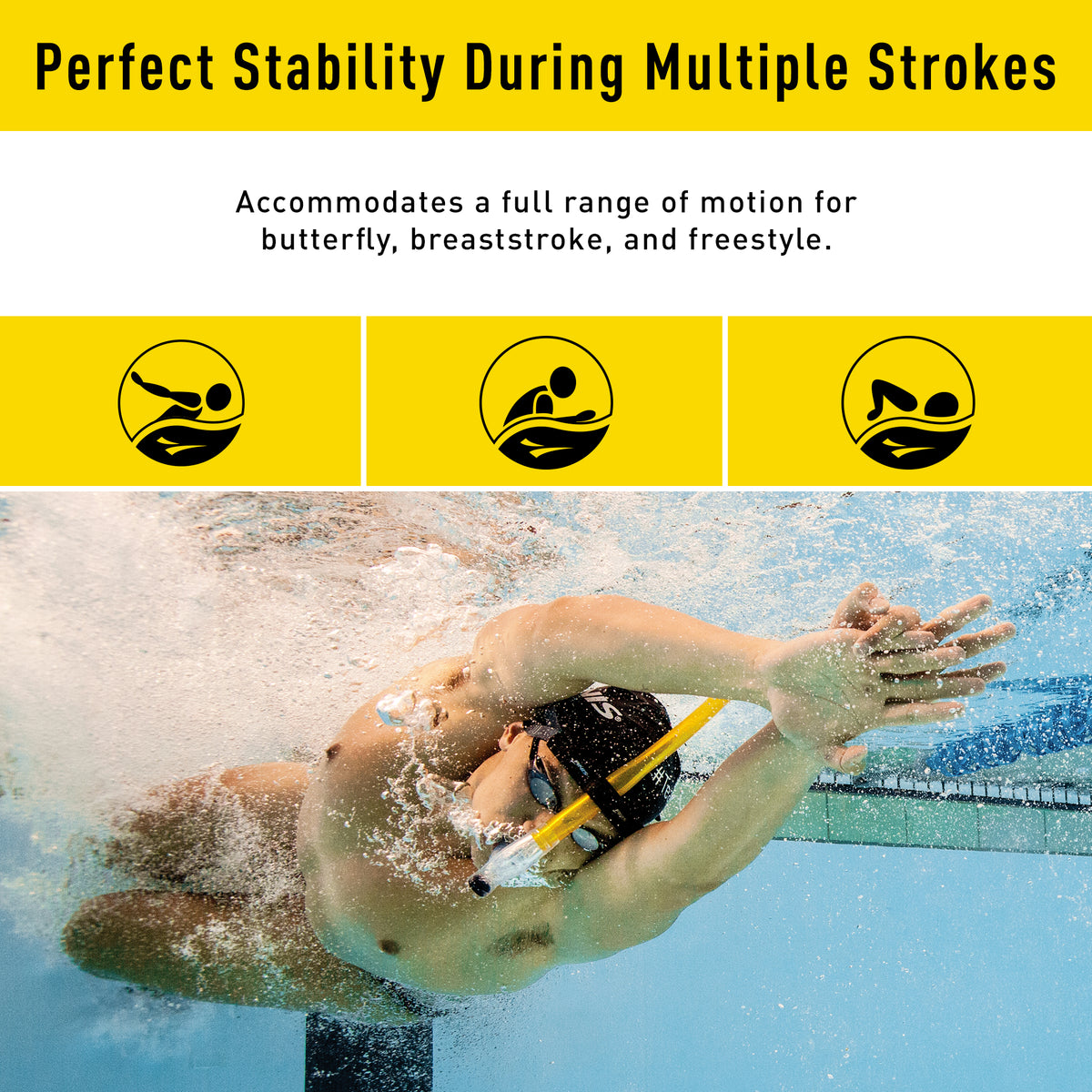 Original Swimmer's Snorkel | First ever center-mount snorkel