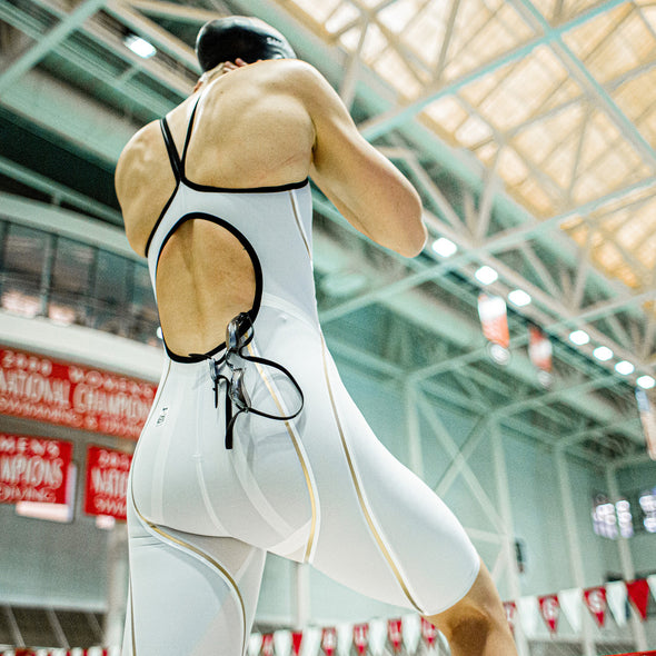 Rival 2.0 Open Back Kneeskin | Elite Technical Racing Suit (Anthony Ervin-Teal)