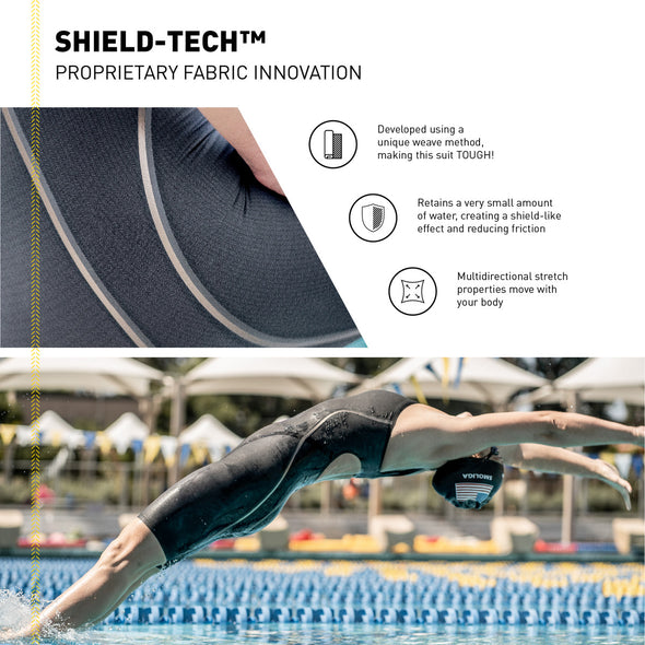 Rival 2.0 Open Back Kneeskin | Elite Technical Racing Suit (Anthony Ervin-Teal)