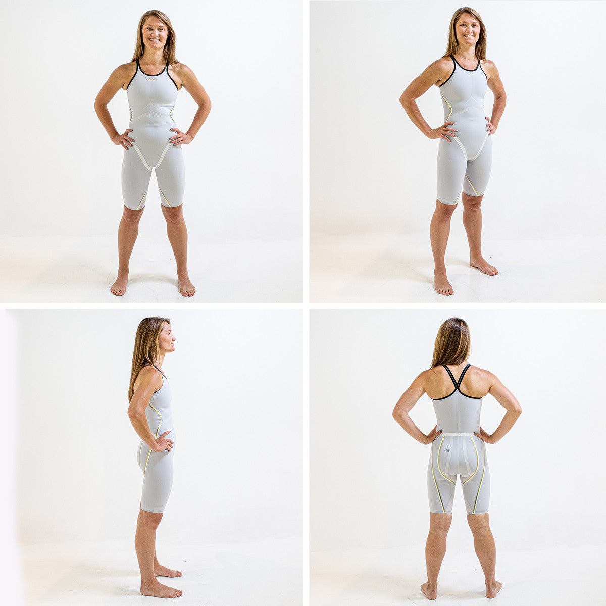 Rival 2.0 Closed Back Kneeskin | Elite Technical Racing Suit (White)