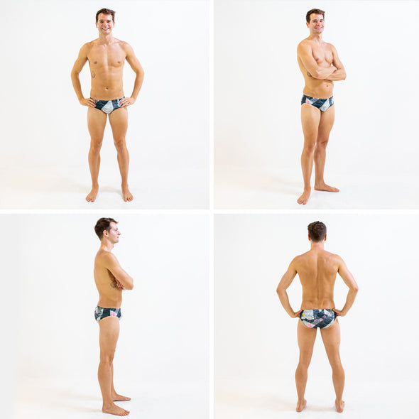 Rotto Granite Brief | Durable Training and Competition Swimwear