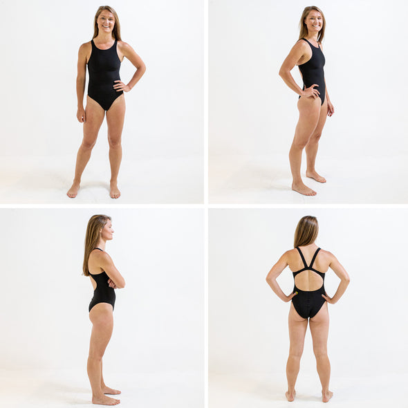 Solid Bladeblack | Durable Training and Competition Swimwear