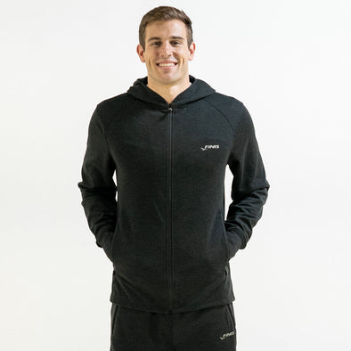 Tech Jacket Mens | Full-Zip Hoodie (Black)