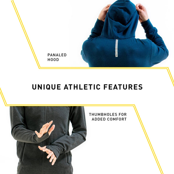 Tech Jacket Mens | Full-Zip Hoodie (Navy)