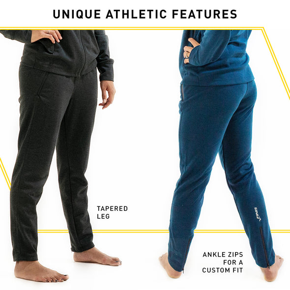 Tech Pant Womens | Jogger-Style Pants (Black)
