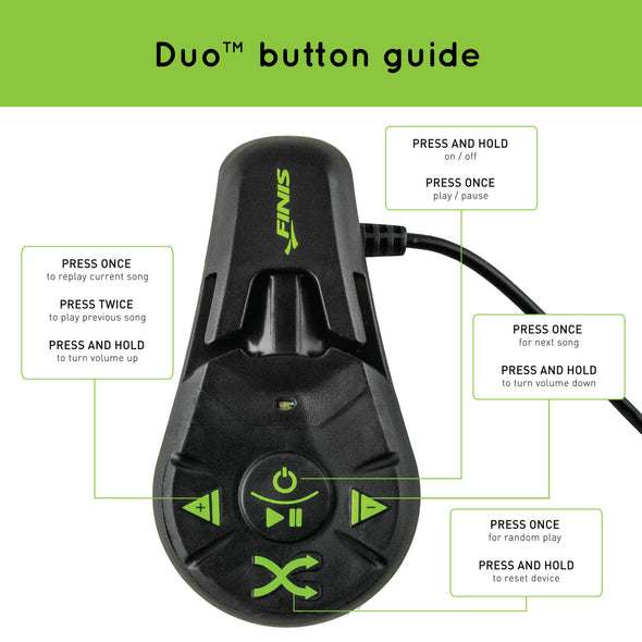 Duo™ | Underwater Bone Conduction MP3 Player