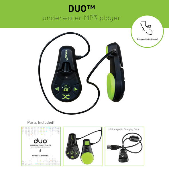 Duo™ | Underwater Bone Conduction MP3 Player