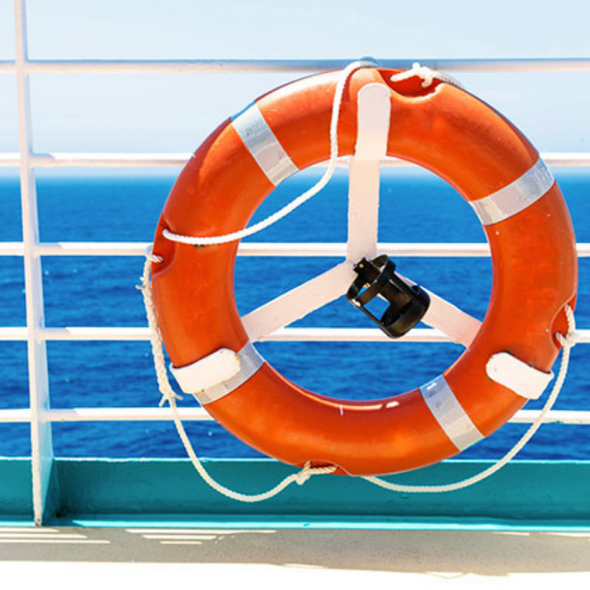 Safety Life Buoy Ring | Marine Safety Plastic Life Buoy