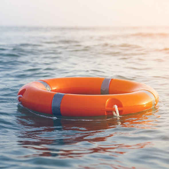 Safety Life Buoy Ring | Marine Safety Plastic Life Buoy