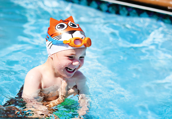 Tiger | Animal-Shaped Silicone Swim Cap