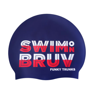 Swim On Bruv | Silicone Swimming Caps