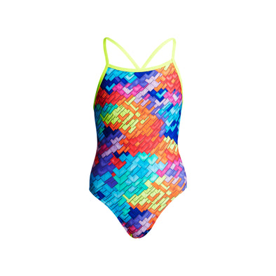 Maillot FUNKITA Fille (8-14ans) Lying Cheet Racerback 2 pieces