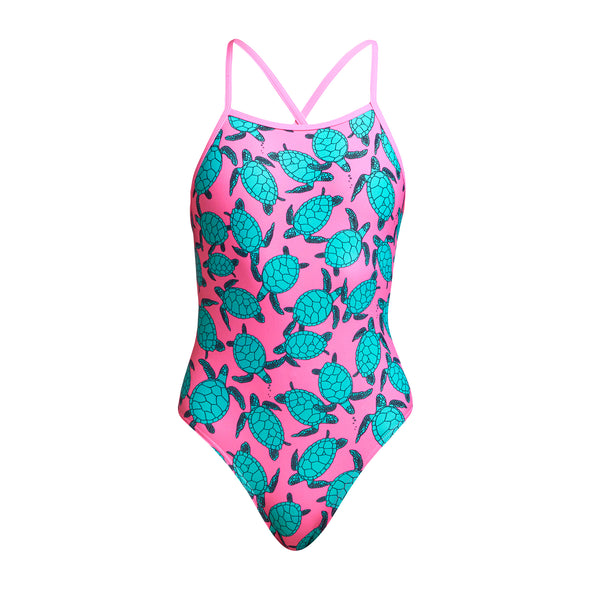 Paddling Pink | Girls Tie Me Tight One Piece