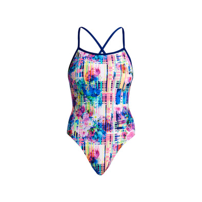 FUNKITA Fille (8-14ans) Jumbled Up - Racerback 2 pieces - Maillot de bain  Natation Fille Collection Flying Start