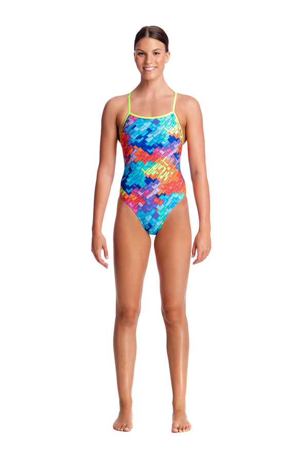 LAYER CAKE | LADIES TIE ME TIGHT ONE PIECE