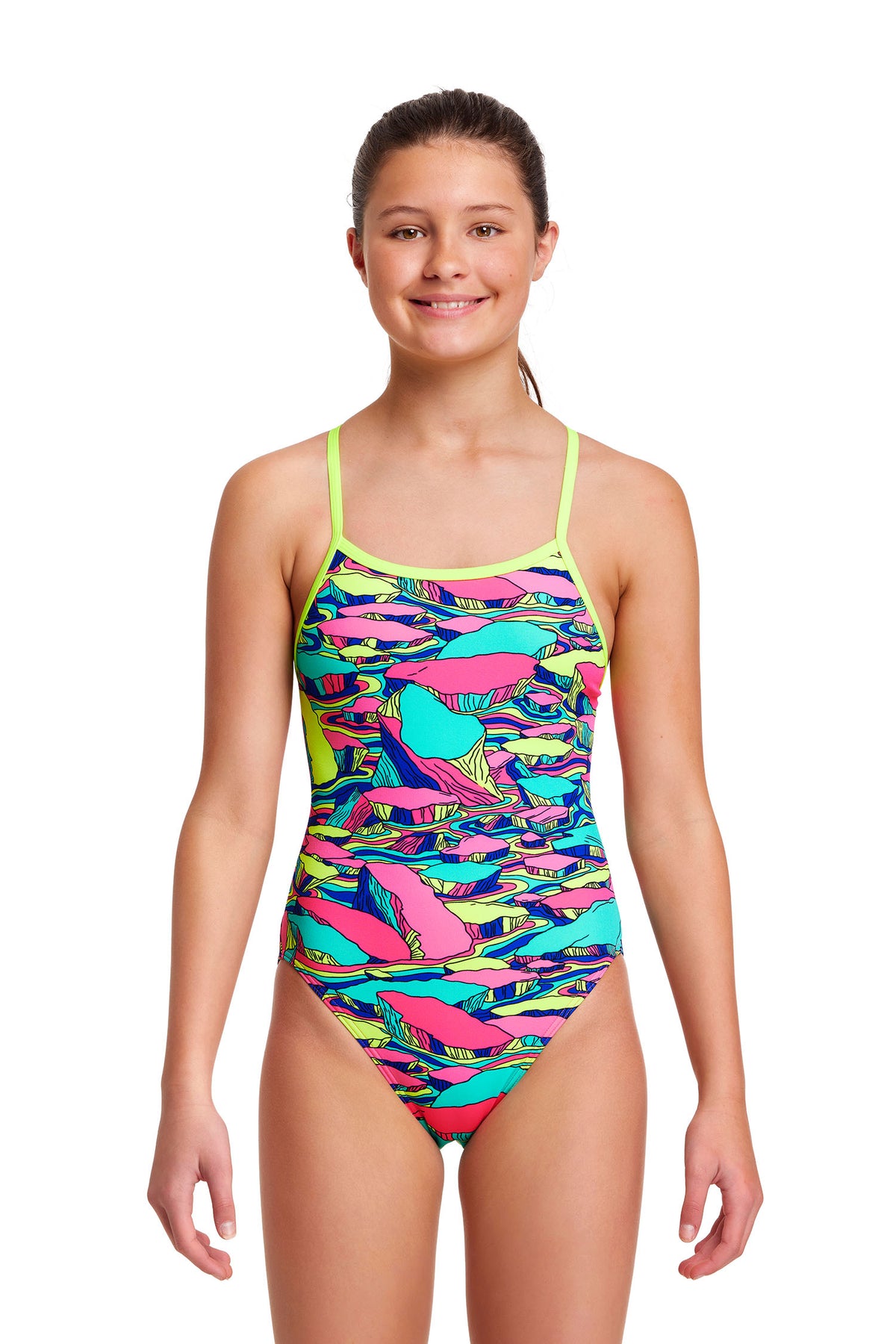 Bright Bregs | Girls Single Strap One Piece