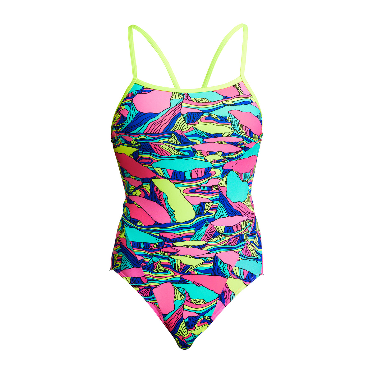 Bright Bergs | Ladies Single Strap One Piece