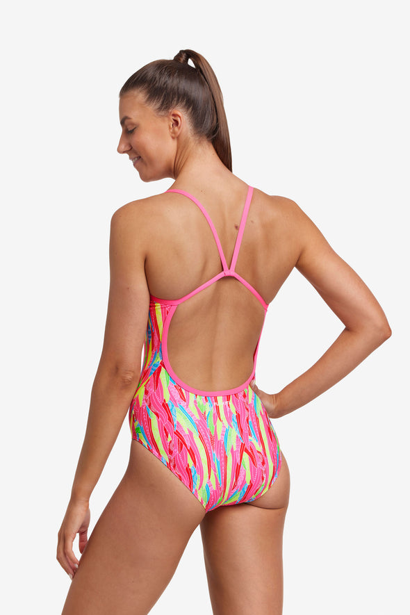 Feather Flock | Ladies Single Strap One Piece