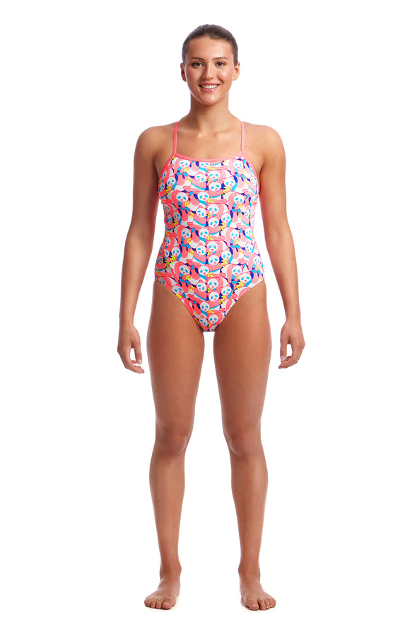 PINK PANDA | LADIES ECO SINGLE STRAP ONE PIECE