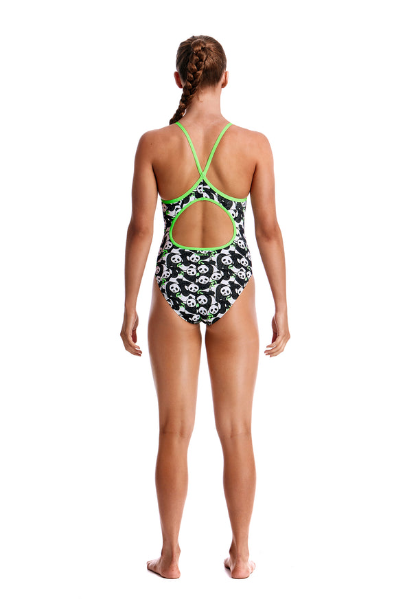 PANDADDY | GIRLS ECO DIAMOND BACK ONE PIECE