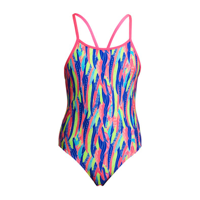 Wing Tips | Girls Diamond Back One Piece