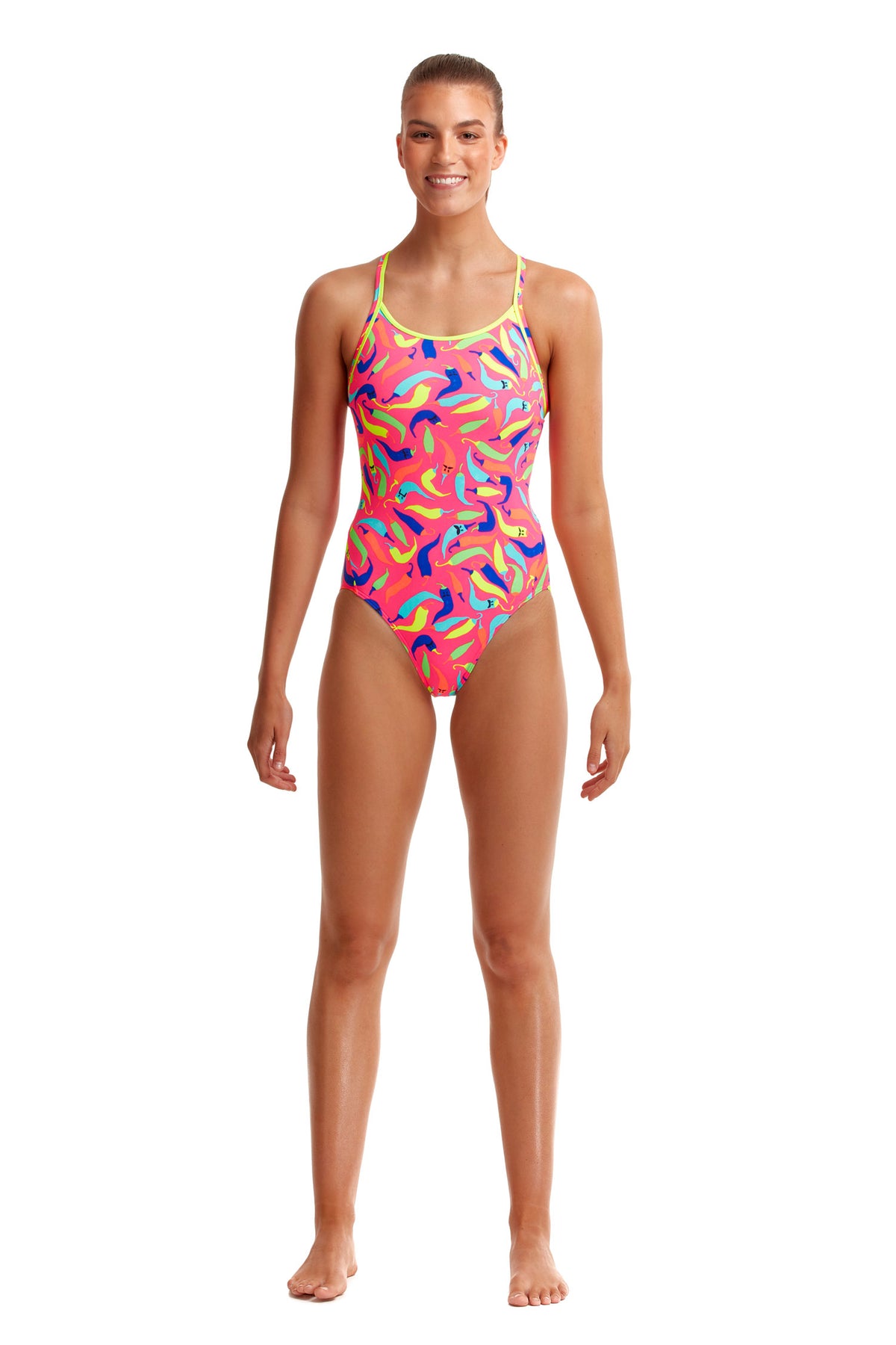 So Hot | Ladies Eco Diamond Back One Piece