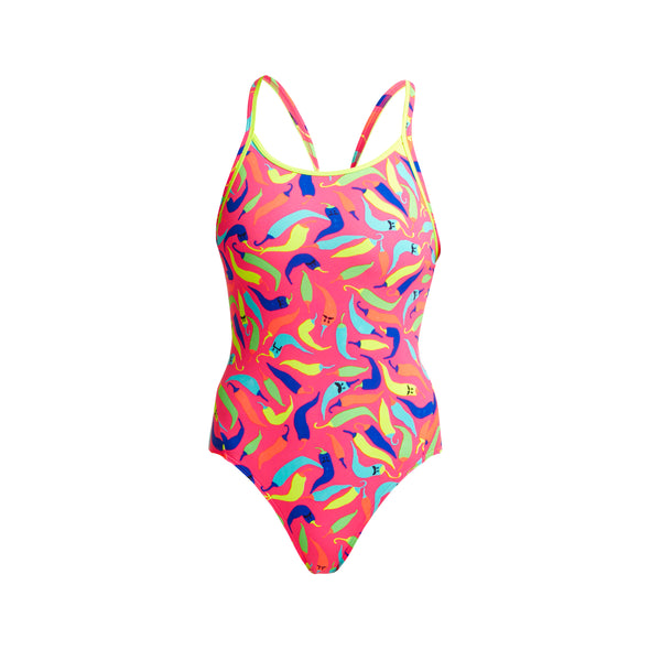 So Hot | Ladies Eco Diamond Back One Piece